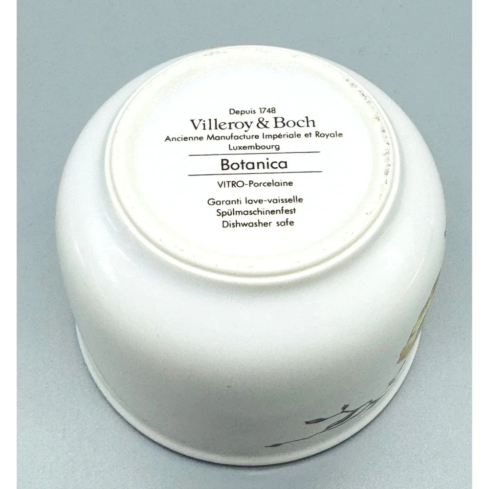 Villeroy Boch Botanica Jam Jelly Jar‎ Yellow Convolvulus Jalapa Floral